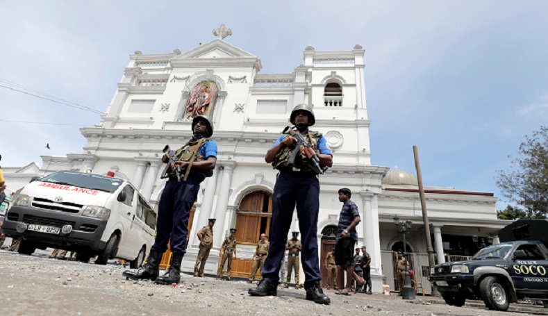 Eight people have been arrested so far in connection with the attacks. Defense minister Ruwan Wijewardene urged the media not to publish the name of the arrested persons as it might incite communal violence Sri Lanka April 21