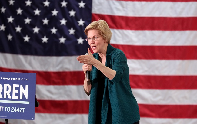 Democratic 2020 U.S. presidential candidate and U.S. Senator Elizabeth Warren (D-MA) speaks to supporters in Memphis, Tennessee, U.S. March 17, 2019.