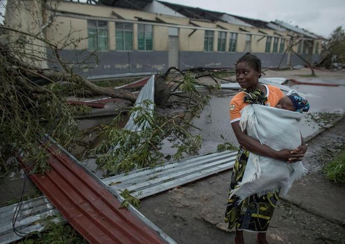 The aftermath of Cyclone Idai is pictured in Beira, Mozambique, March 16, 2019.