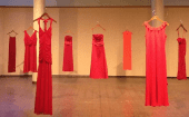 An art project representing missing and murdered Indigenous women at Acadia University in Nova Scotia.