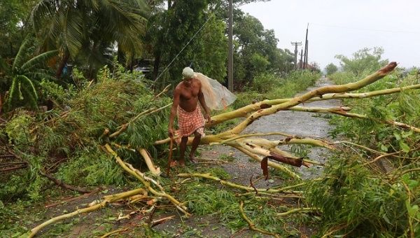 Declared a Category 4 hurricane, Cyclone Fani barrelled into Odisha, India Friday with winds at approximately 250 km per hour.