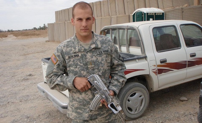 Former army lieutenant Michael Behenna was convicted in 2009 for killing an unarmed Iraqi man.