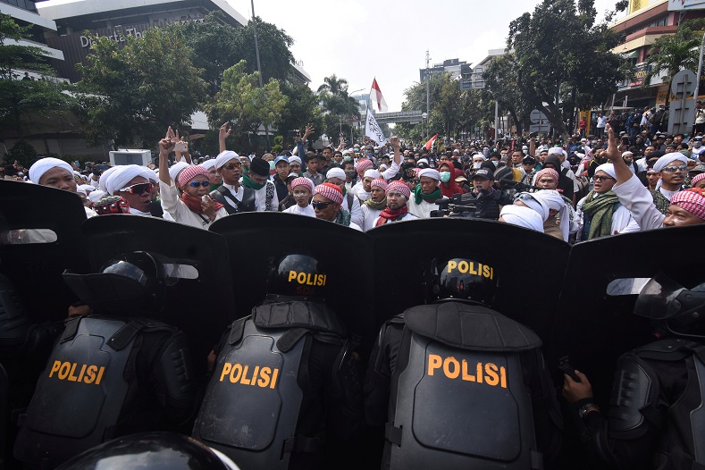 Chief Security Minister Menko Polhukam Wiranto said the government would temporarily block certain social media functions to prevent inflammatory hoaxes and fake news.