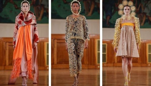 The Maurizio Galante Couture Fall Winter 2019 collection was presented in Paris.