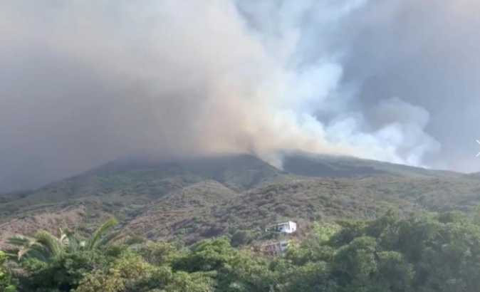 Tourists on the neighboring island of Panarea could hear the blast from the Stromboli Volcano.