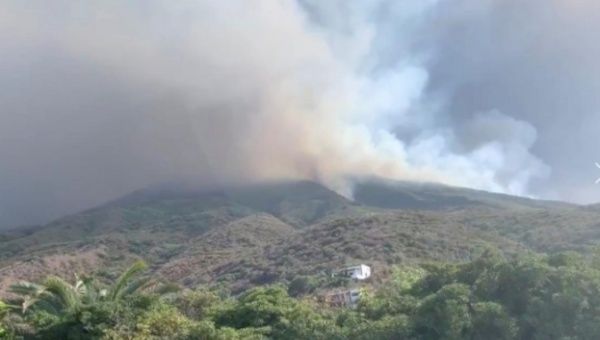 Tourists on the neighboring island of Panarea could hear the blast from the Stromboli Volcano.