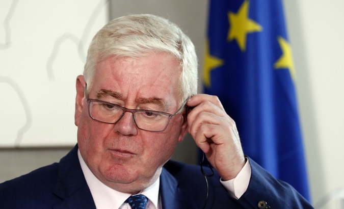 EU Special Envoy for the Peace Process Eamon Gilmore in Bogota, Colombia, July 8, 2019.