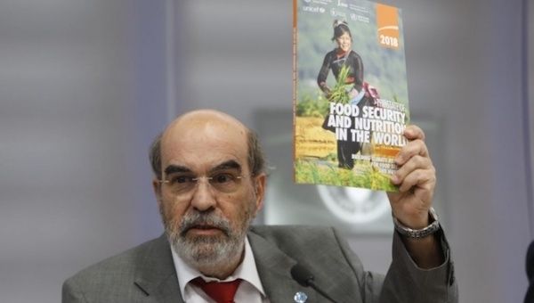 Jose Graziano da Silva, director-general of the FAO, which compiled the report with four other U.N. agencies