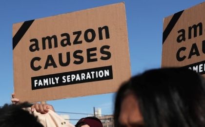 Amazon and the DHS has a contract which lets immigration authorities use the company’s software to target migrants for deportation.