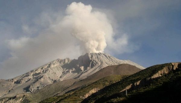 Peru's Ubina volcano is the nation's most active.