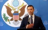 U.S. Homeland Security acting Secretary Kevin McAleenan holds a news conference in Guatemala City, Guatemala August 1, 2019. 