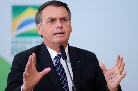 President of Brazil, Jair Bolsonaro, said he is pushing a law to protect police officers who would shoot to kill alleged criminals.