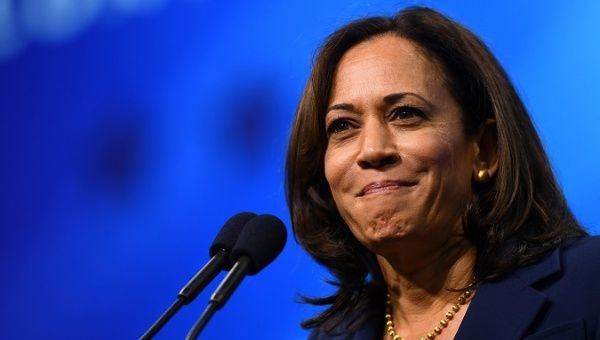 Kamala Harris slammed at by disabled people for laughing at offensive comments. 