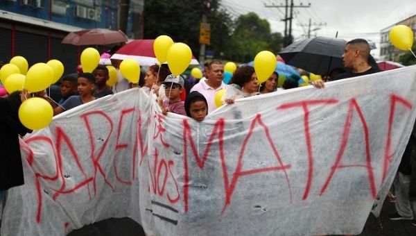 Many joined Agatha Felix´s family and friends to march and protest