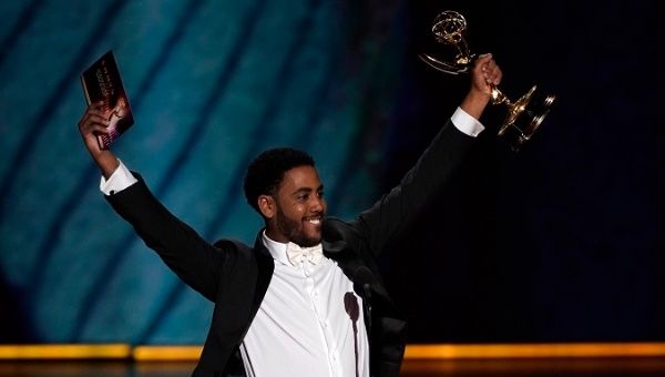 71st Primetime Emmy Awards - Show - Los Angeles, California, U.S., September 22, 2019. Jharrel Jerome accepts the award for Outstanding Lead Actor in a Limited Series or Movie for 