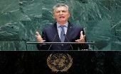 El presidente argentino mencionó al multilateralismo como vía para unir a las naciones en torno a la cooperación internacional.
