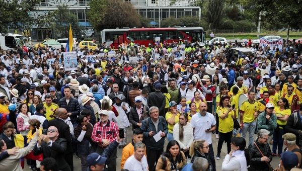 Colombian students organized a nationwide march demanding greater autonomy and more resources. 