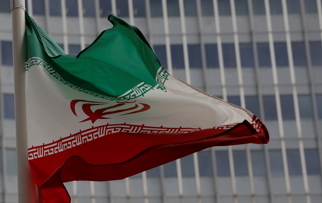 An Iranian flag flutters in front of the International Atomic Energy Agency (IAEA) headquarters in Vienna, Austria September 9, 2019.
