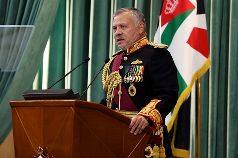 King Abdullah II announced Sunday the end of a lease of two plots of land to Israel.