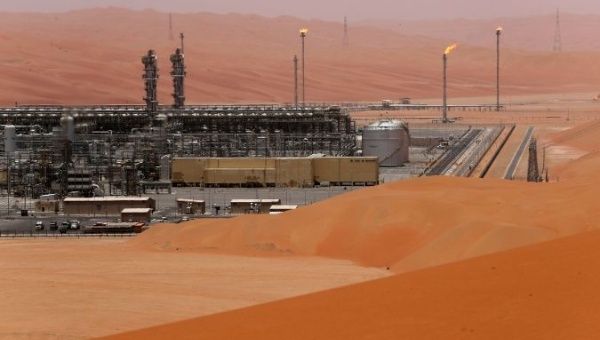 General view of the Natural Gas Liquids (NGL) facility in Saudi Aramco's Shaybah oilfield at the Empty Quarter in Saudi Arabia May 22, 2018.
