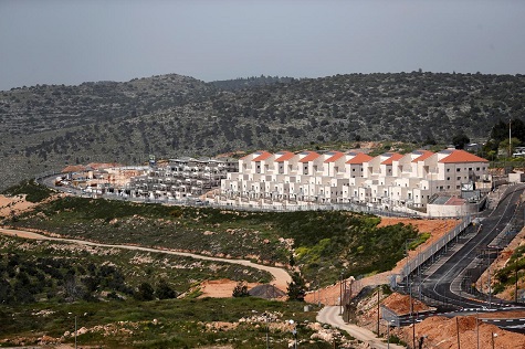A general view shows the Israeli settlement of Beitar Illit in the Israeli-occupied West Bank.