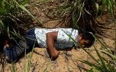 Guajajara farmer killed near El Betel village, in the state of Maranhao, Brazil, Dec. 7, 2019.
