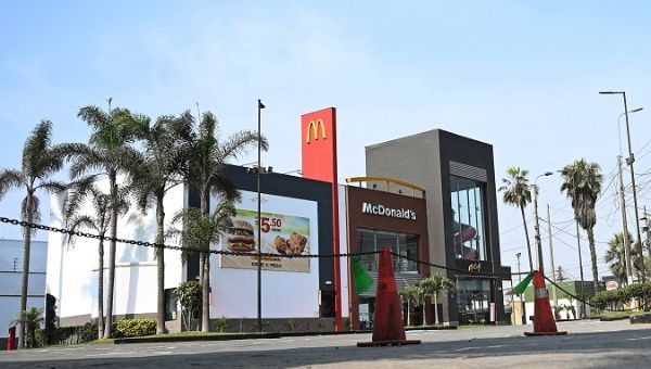 A closed McDonald's restaurant in Lima, Peru Dec. 18, 2019.