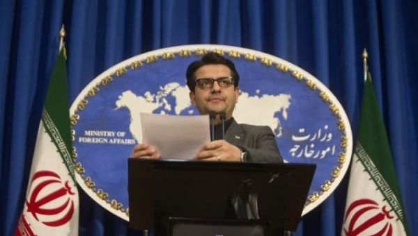 Iranian Foreign Ministry spokesman Abbas Mousavi attends a press conference in Tehran, Iran, on Jan. 5, 2020