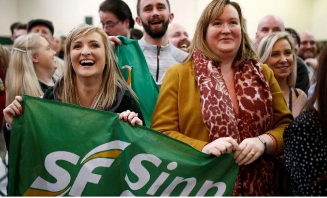 Sinn Fein took 24.5 percent of the first-preference votes, almost doubling on its 2016 results and besting the two long-dominant parties.