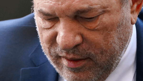 Weinstein arrives at the New York Criminal Court during his ongoing sexual assault trial in the Manhattan borough of New York City, New York, U.S., February 24, 2020.