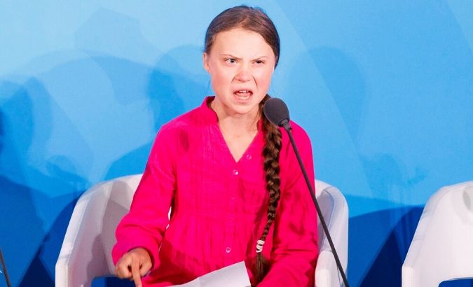 Greta Thunberg, 17, famous for launching her School Strike for the Climate campaign that has spread around much of the world.
