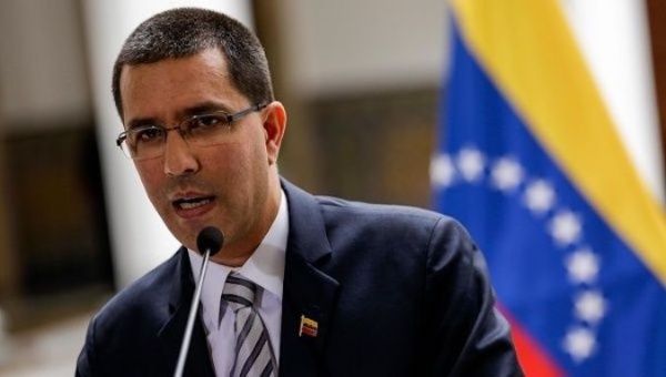 Venezuela's Foreign Minister Jorge Arreaza