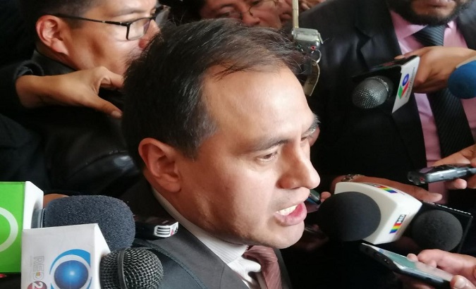 Melvin Siñani, deputy of the Movement towards Socialism party
