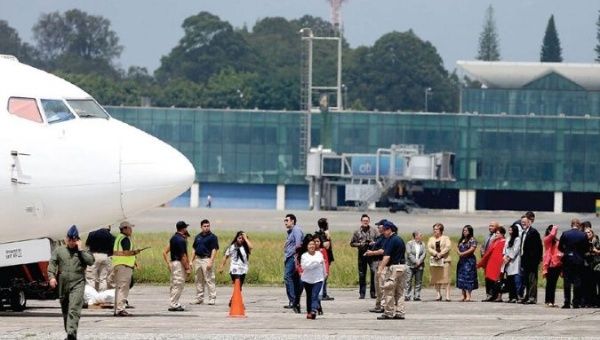 On Monday Guatemala suspended all flights, a ban on all foreigners from entering the country and the closure of the country's borders for 15 days.
