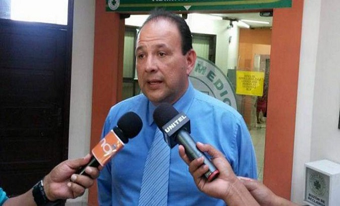 Bolivian Minister of Health, Erwin Viruez