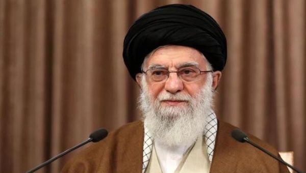 Iran's Supreme Leader Ayatollah Ali Khamenei on the occasion of Al-Quds Day (Jerusalem Day), Tehran, Iran, May 22, 2020.