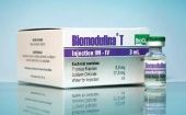 Biomodulin T manufactured by the company BioCubaFarma, Cuba, 2020.