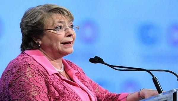 Bachelet advised U.S government to pay attention to demonstrator's grief