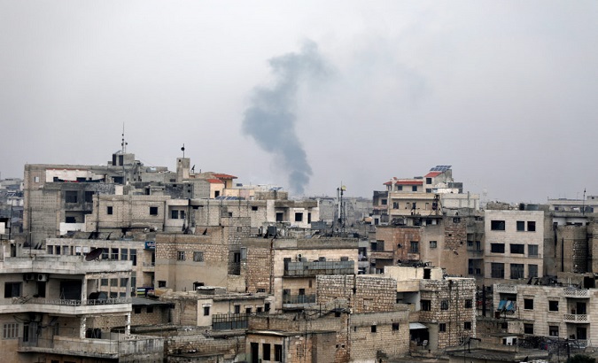 Syria suffers constant attacks from the U.S. and its allies. In the picture the village of Sarman on February 4, 2020