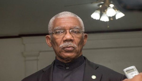 Guyana's interim President David Granger.