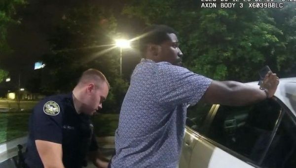 Rayshard Brooks murder footage from a police officer body-cam. Atlanta, georgia, U.S. June 12, 2020.