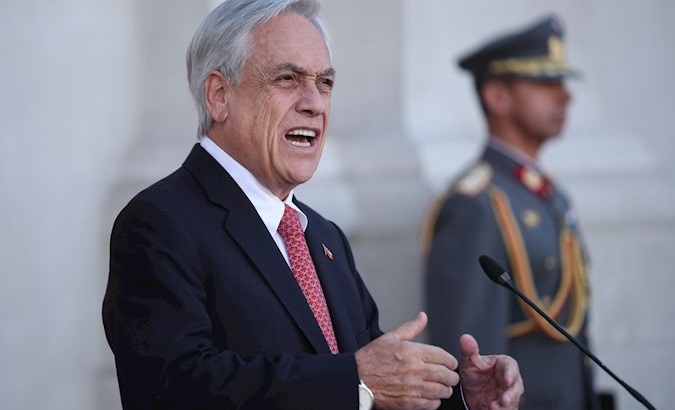 President Sebastian Piñera, Santiago, Chile, June, 2020