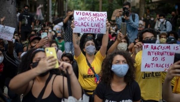 The teenager’s killing comes as tens of thousands of Brazilians joined the international protests against racism and police violence.