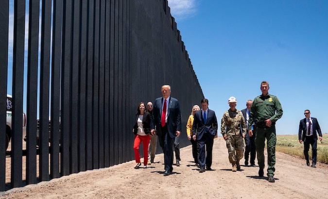 President Trump visited the border in Arizona, U.S., June 23, 2020.