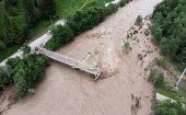 In the region of Chernivtsi 28 homes were flooded after a river dam collapsed