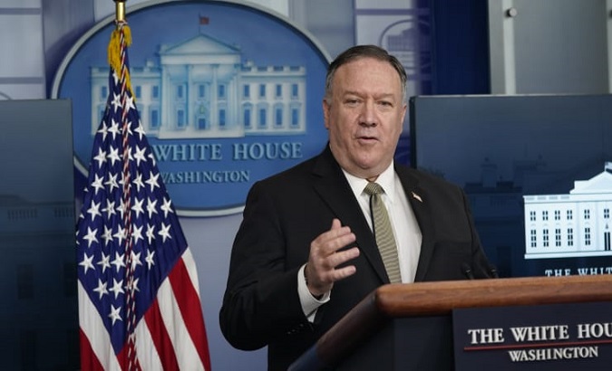 Mike Pompeo again pointed to China, this time accusing the Asian nation of developing human trafficking