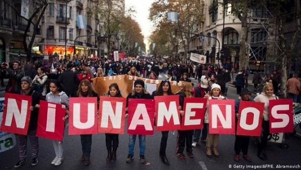 Some striking figures reveal that 70 percent of the femicides happened inside the victim´s home and 33 percent of them had already denounced they were suffering violence.