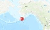 El epicentro del sismo se registro a 800 kilómetros al suroeste de la ciudad de Anchorage.