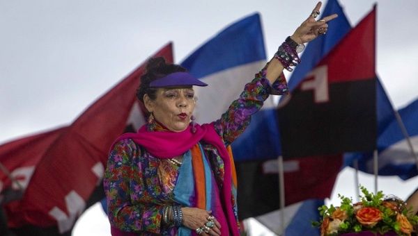 Nicaragua's Vice-President Rosario Murillo.