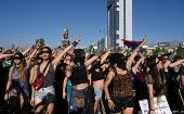 Feminists perform "A Rapist in Your Way" in Santiago de Chile